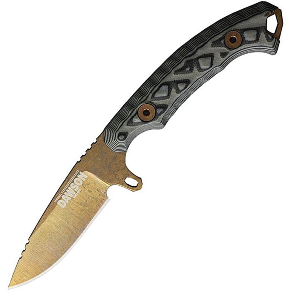 Dawson Knives Companion Arizona Copper Finish CPMMagnaCut Fixed Blade Gray G10 Handle | 10047287