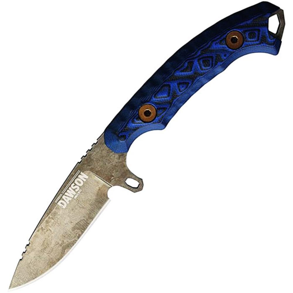 Dawson Knives Companion Monsoon Finish CPMMagnaCut Fixed Blade Blue G10 Handle | 10047288