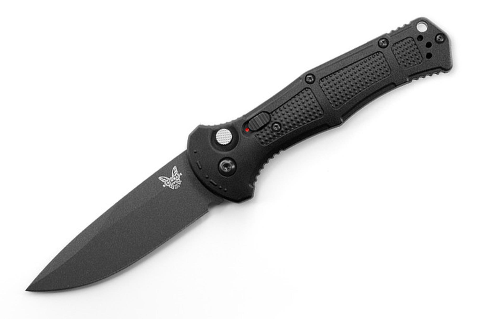 Benchmade 9070BK Claymore AUTO Knife CPMD2 Cobalt Black Drop Point Blade | 10006166