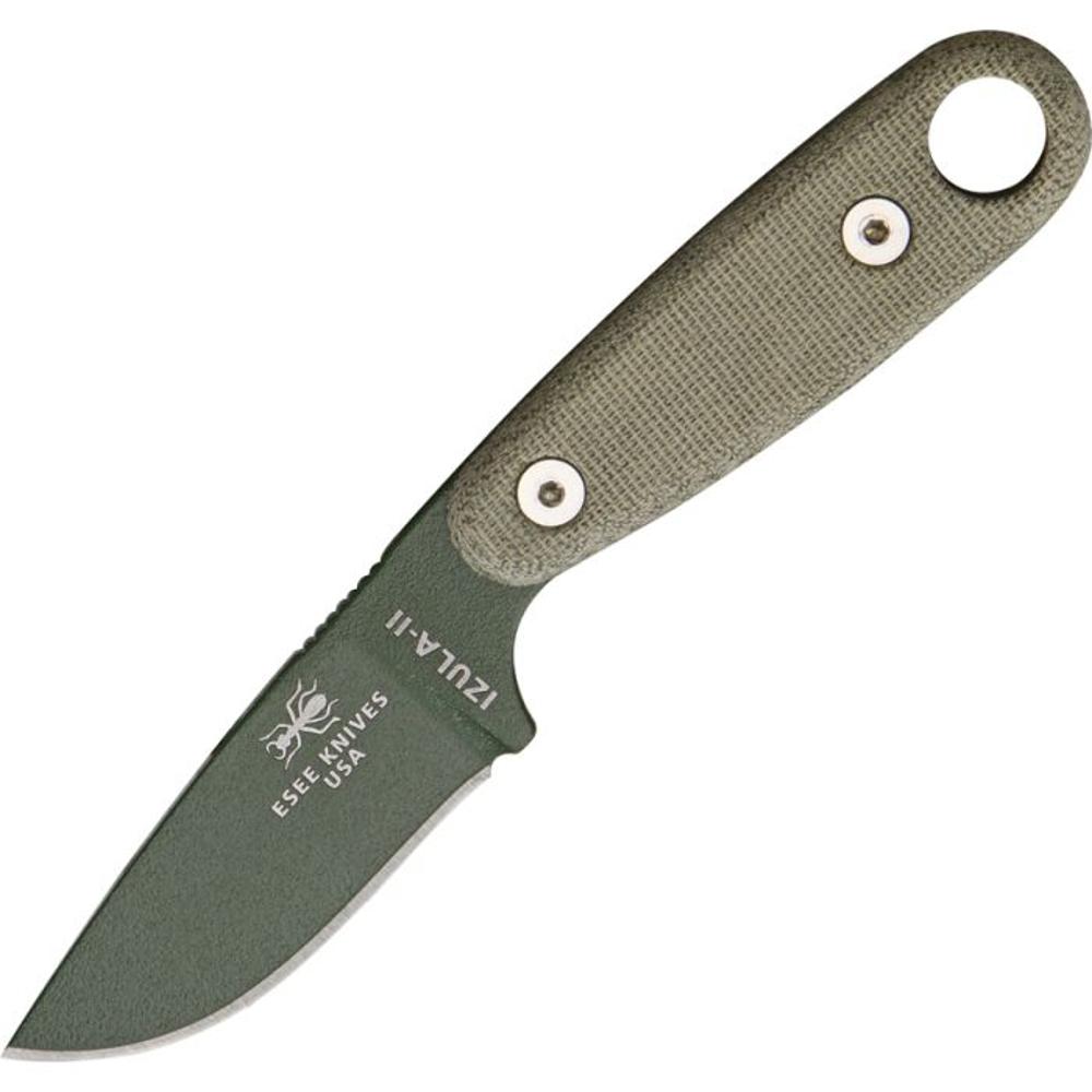 ESEE Knives IZULA-II-OD-KIT Neck Knife Fixed 2.875 1095 Carbon Blade | 10000686