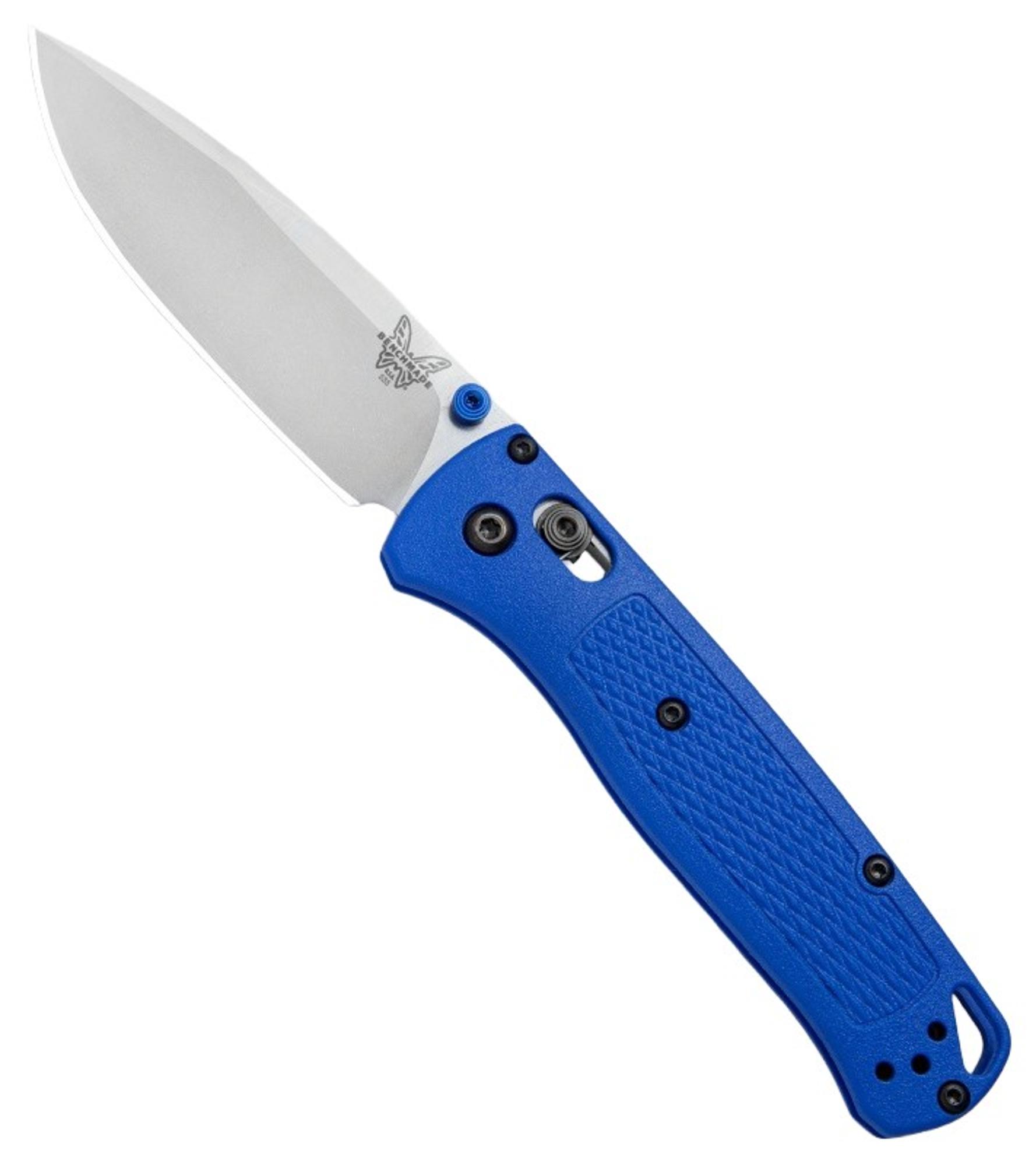 Benchmade 535 Bugout AXIS Blue Grivory HandleFolding Knife 3.24 S30V Blade | 10006116
