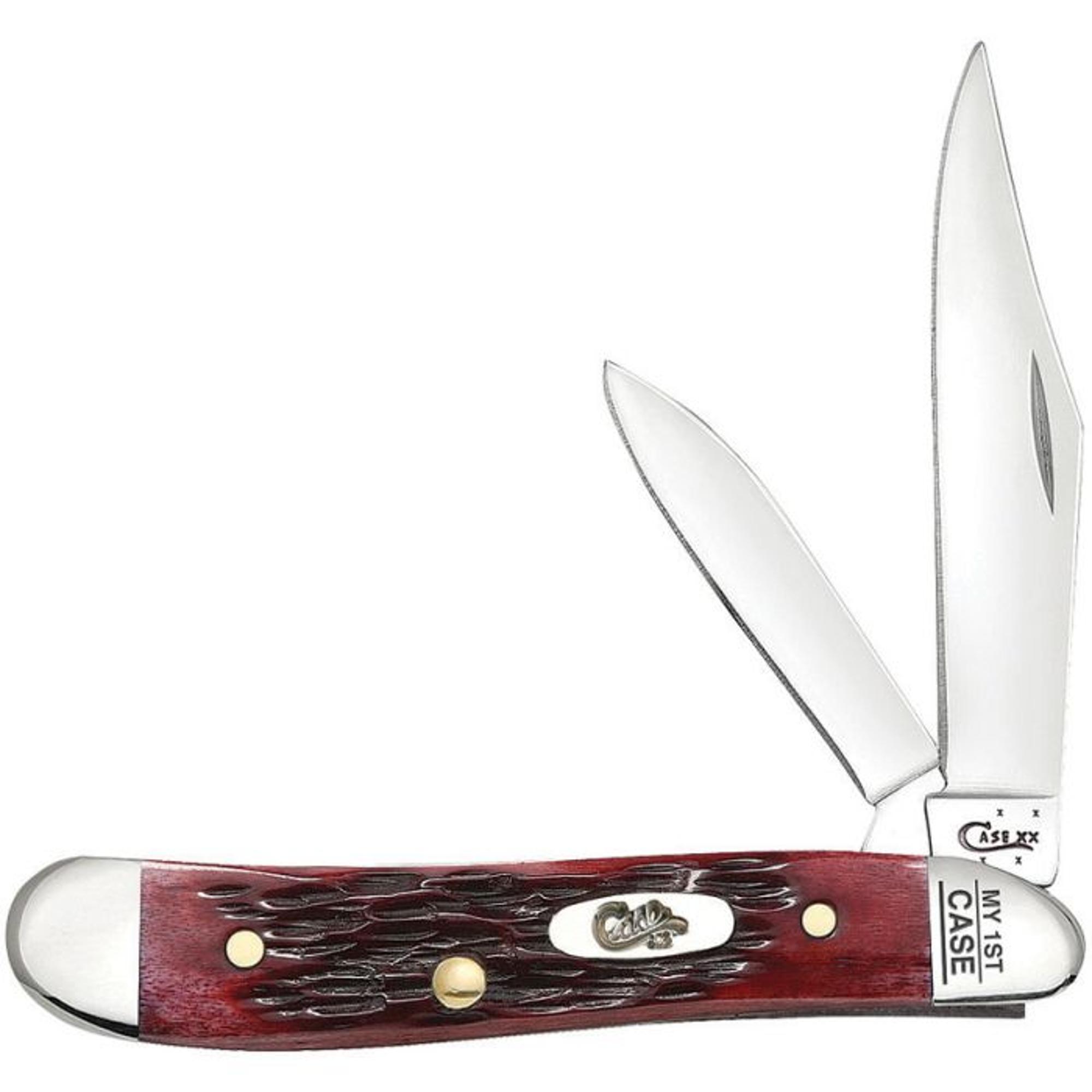 Case Cutlery My First Case Peach Seed Jig Old Red Bone Peanut | 10006654
