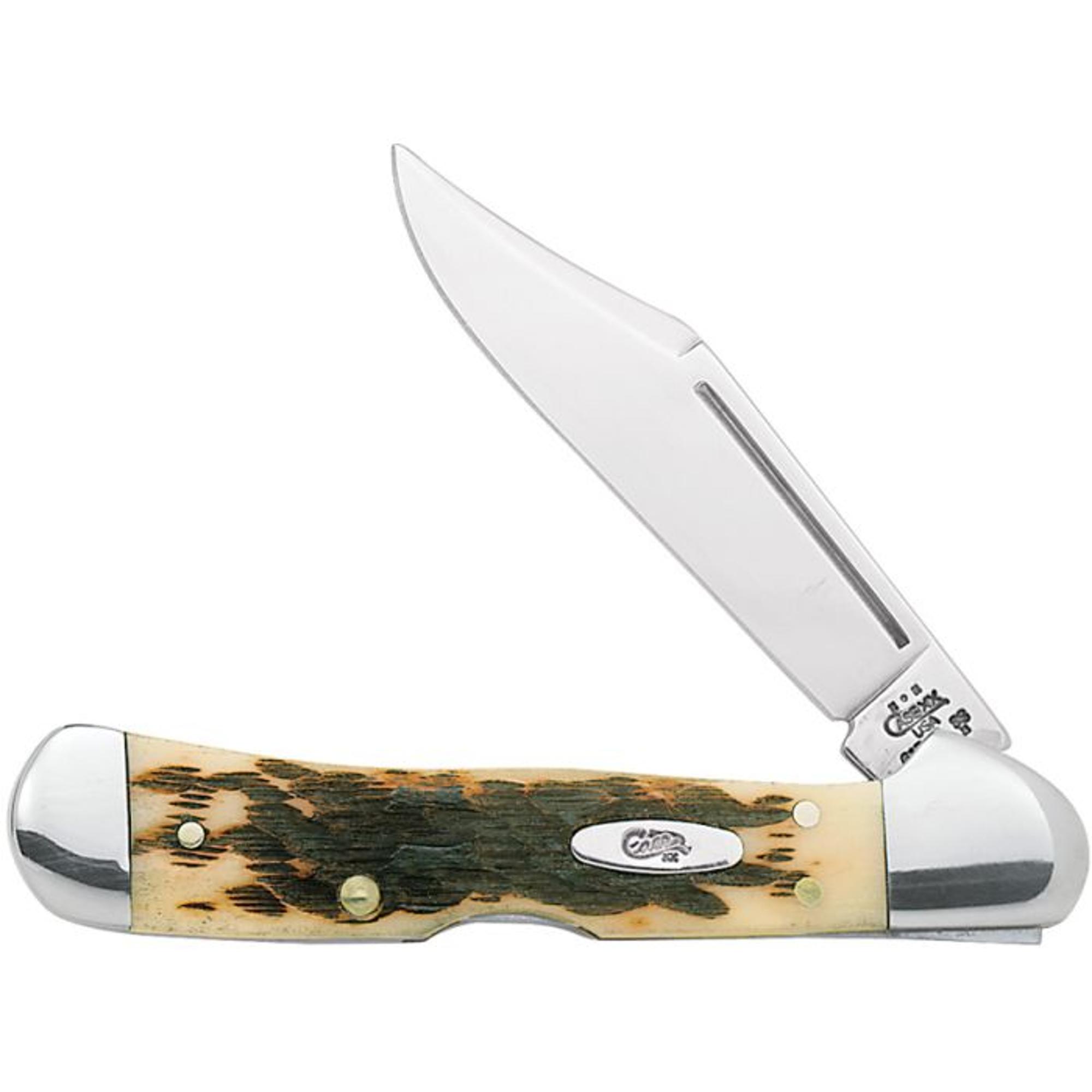 Case Cutlery Peach Seed Jig Amber Bone Mini CopperLock | 10006686