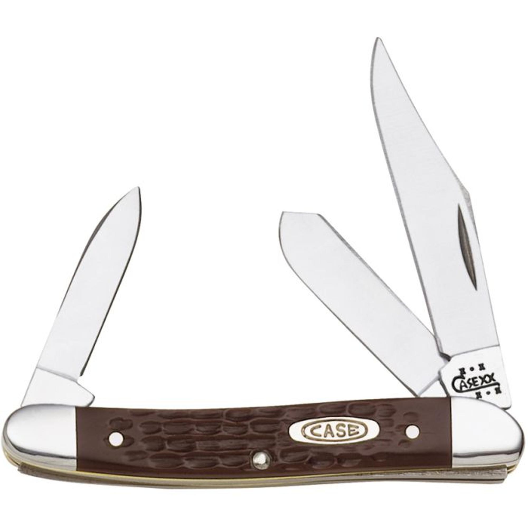 Case Cutlery Brown Synthetic Medium Stockman with Pen Blade | 10006726