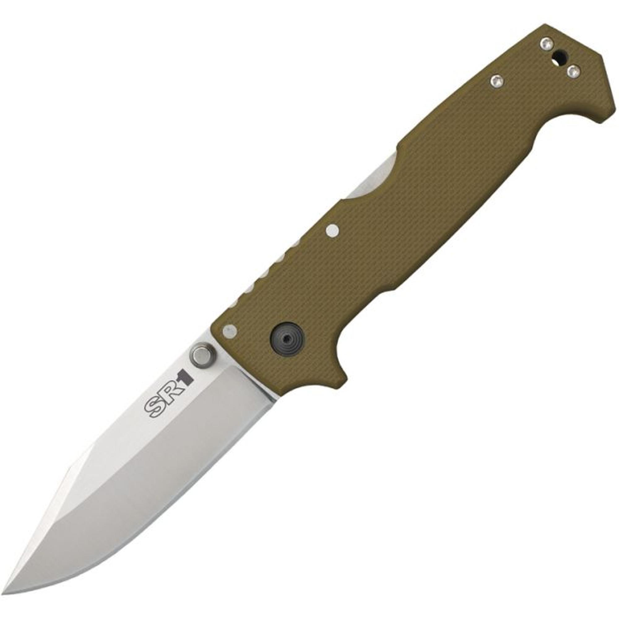 Cold Steel 62L SR1 TriAd Lock Knife OD Green G10/Satin S35VN | BLUE RIDGE KNIVES | 10000156