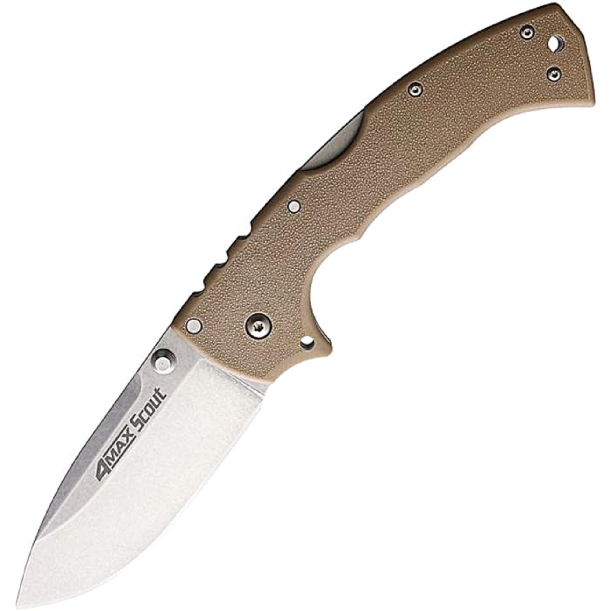Cold Steel 4Max Scout TriAd Lock SW Desert Tan GrivEx | BLUE RIDGE KNIVES | 10012175