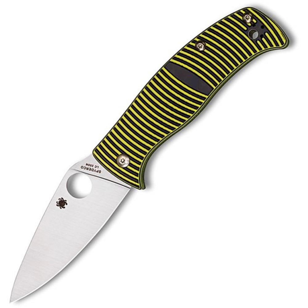 Spyderco Caribbean Compression Lock Knife Black/Yellow G-10 | 10020761