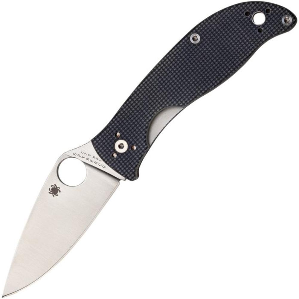 Spyderco Polestar Satin CTS-BD1 Blade Gray Textured G10 Handle | 10020769